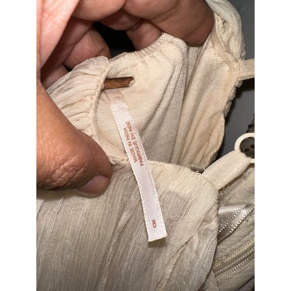 Free People Like A Diamond Mini Dress Size 8 - Picture 6 of 9